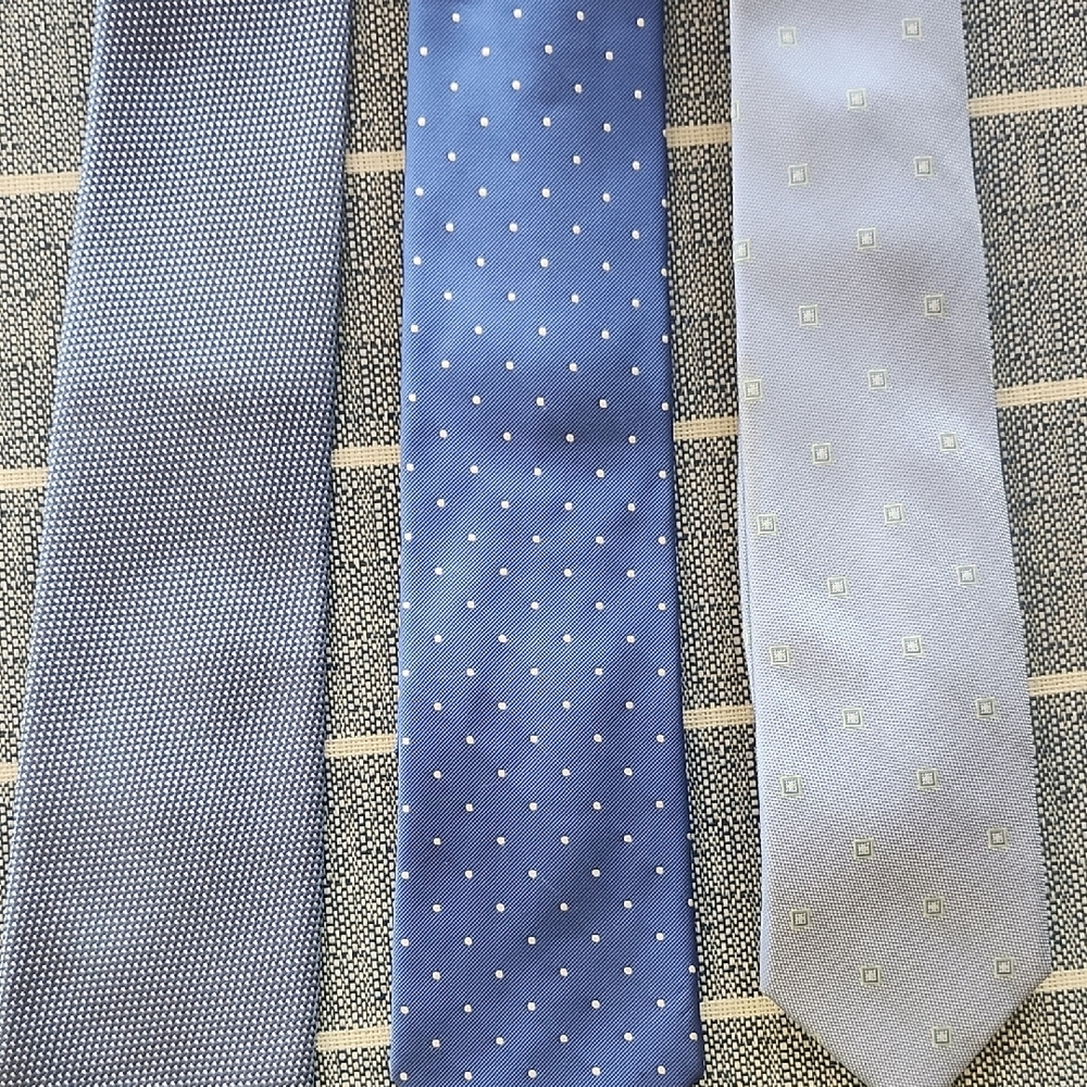 Michael Kors Blue and Gray Tie Collection